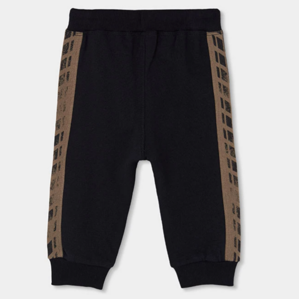 Black Fleece Pant Side Stripe
