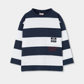 Navy/White Stripe Long Sleeve Tee