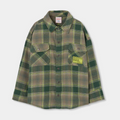 Green Checked Overshirt