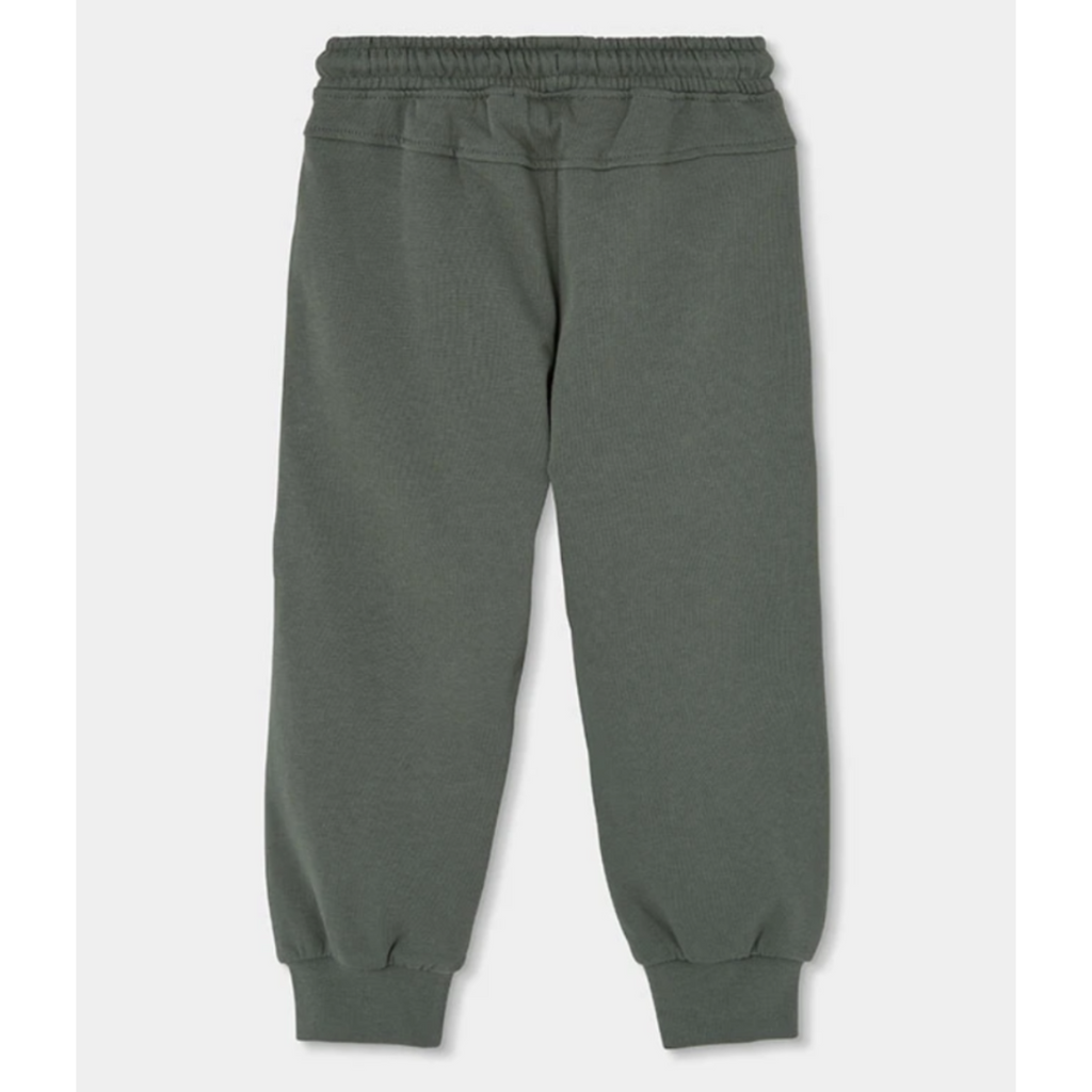 Grey Fleece Pants Zip Pocket