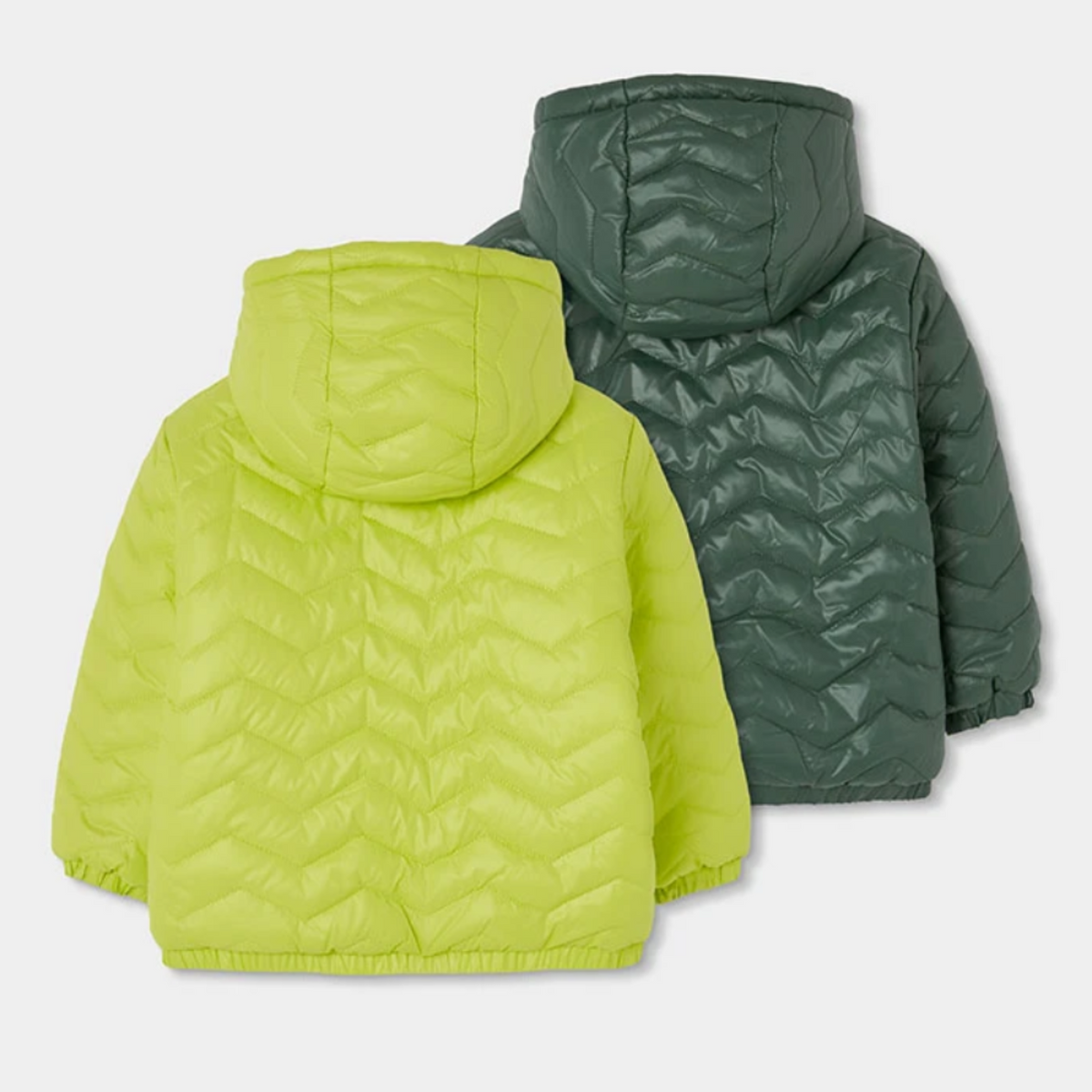 Reversible Green Puffer Jacket