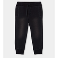 Black Denim Fleece Pant