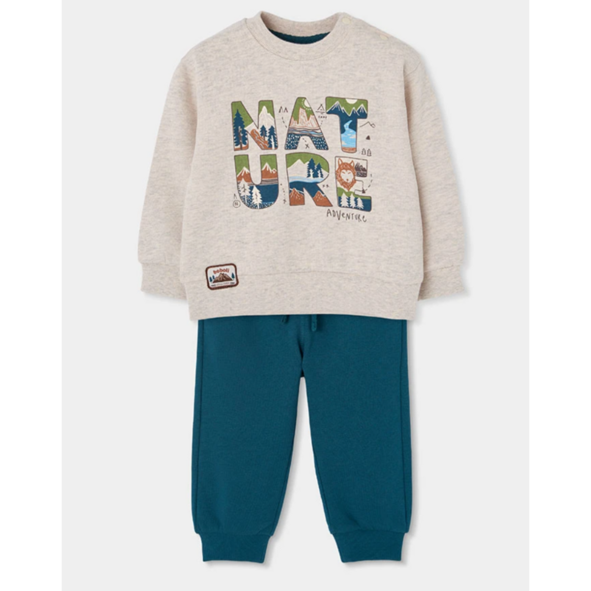 Nature Fleece Set Beige