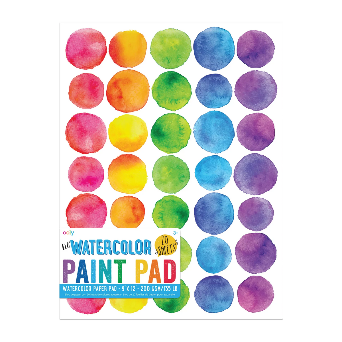 Watercolor Pad - 20 Sheets