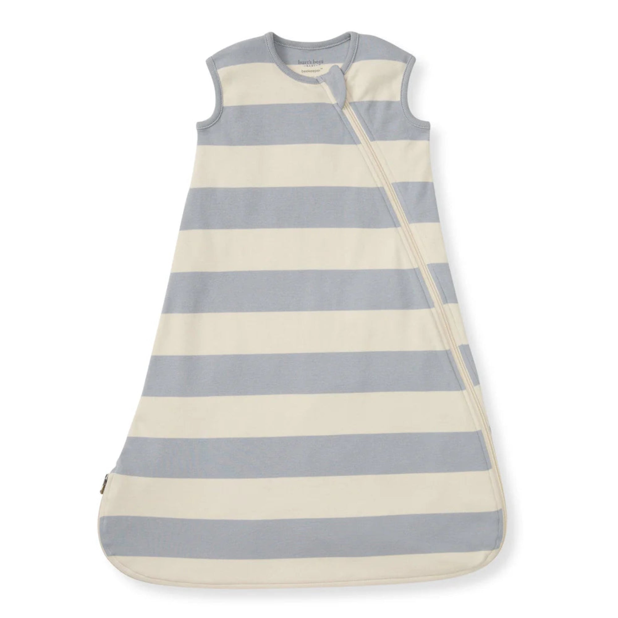 Ruby Stripe Organic Wearable Baby Blanket - Quarry