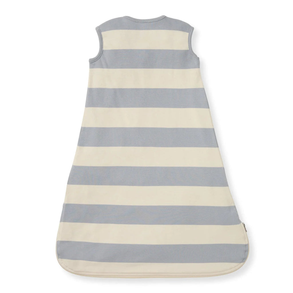 Ruby Stripe Organic Wearable Baby Blanket - Quarry