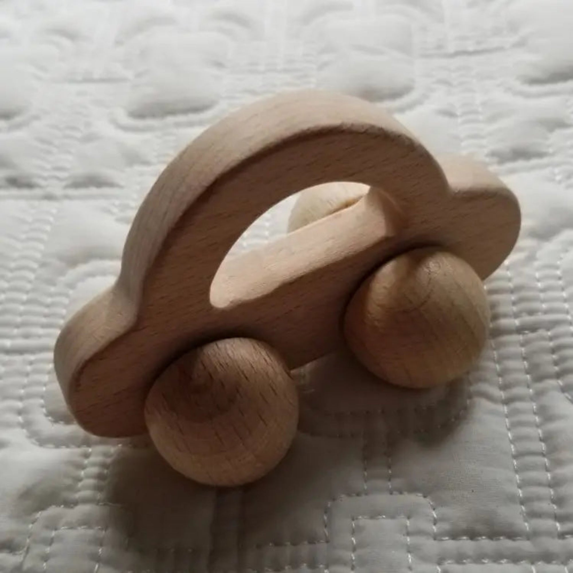 Wooden Trolley Toy Car Teether