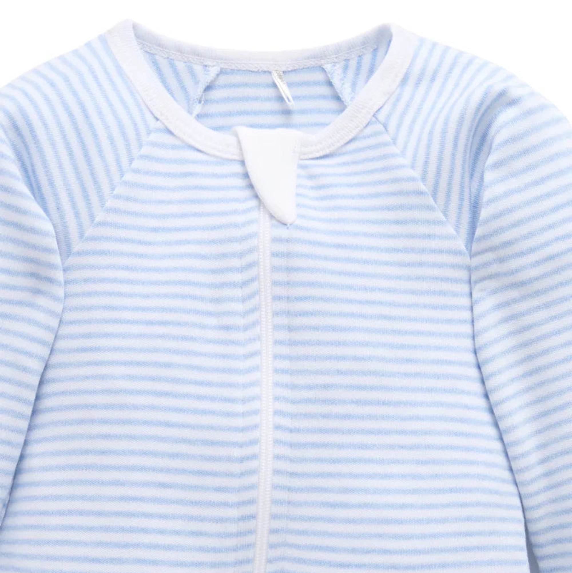 Zip Growsuit 2 Pack - Pale Blue Bear