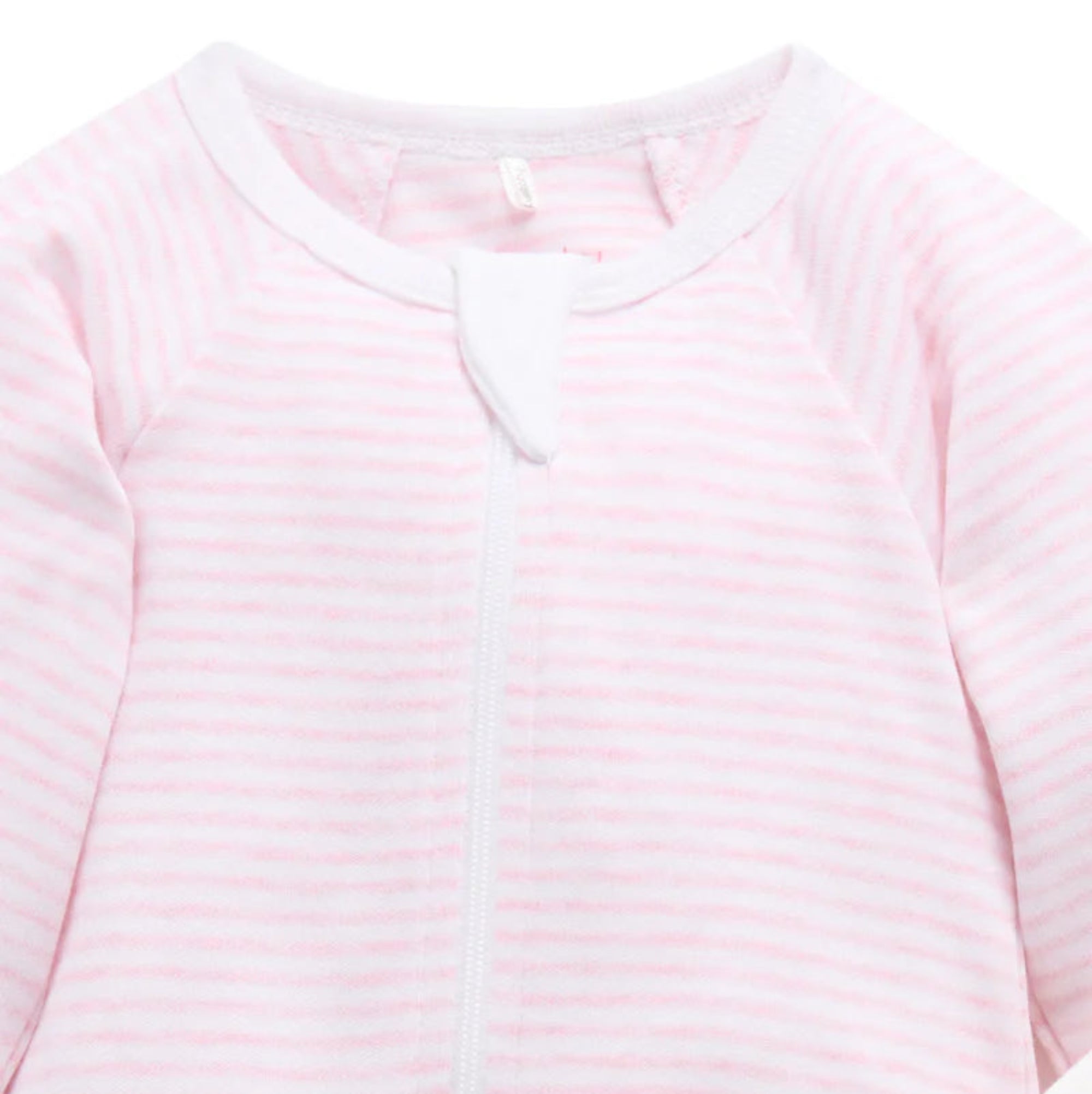 Zip Growsuit 2 Pack - Pale Pink Bear