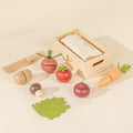 Wooden Vegetable Playset