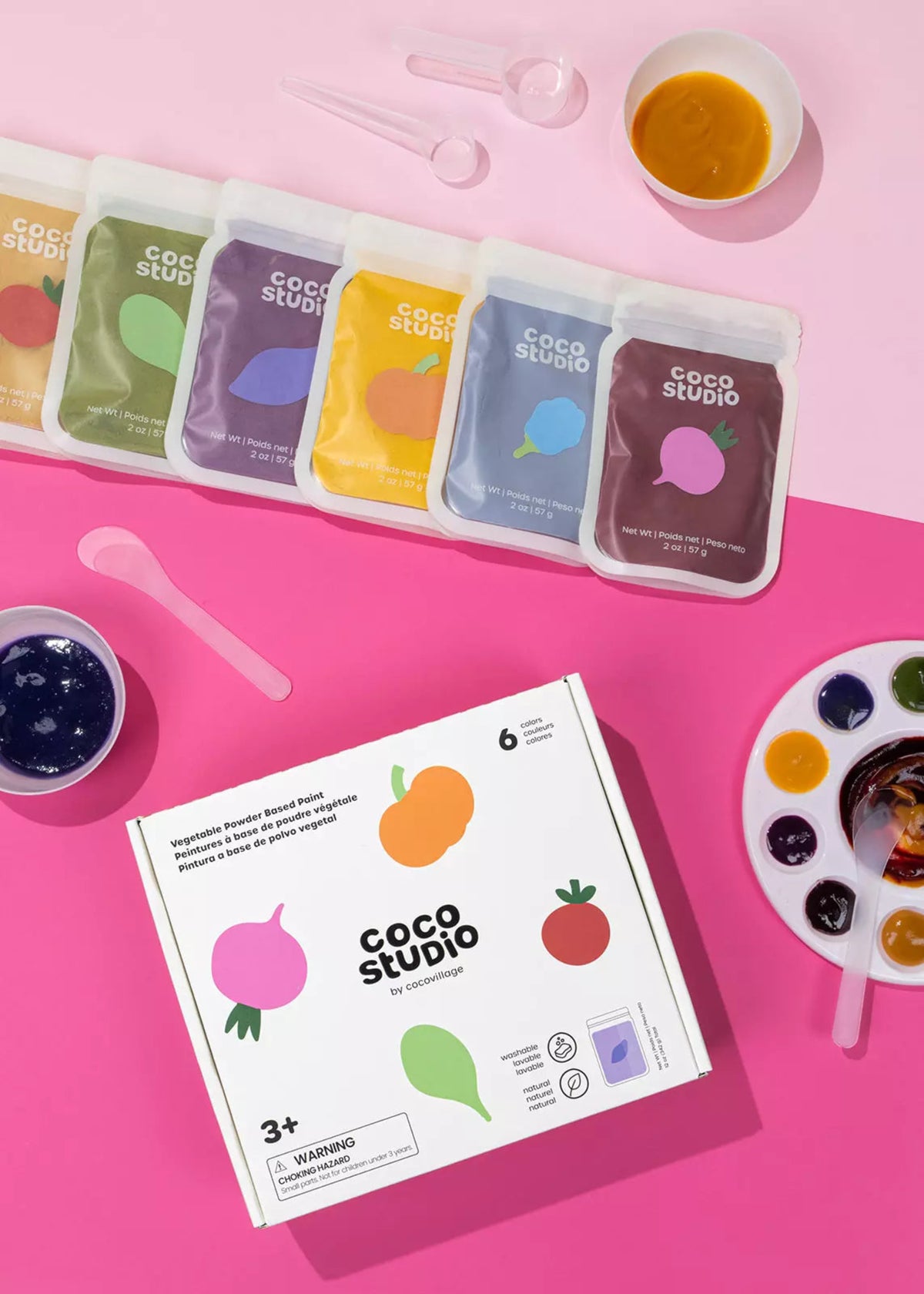 Vegetable Powder Paint Set